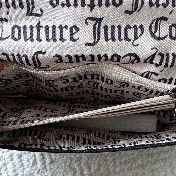 NWT Juicy Couture Black Mini Bag with Pearl Handle - Picture 6 of 9